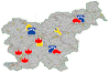 Pregled nesreč zadnjih 24 ur v Sloveniji